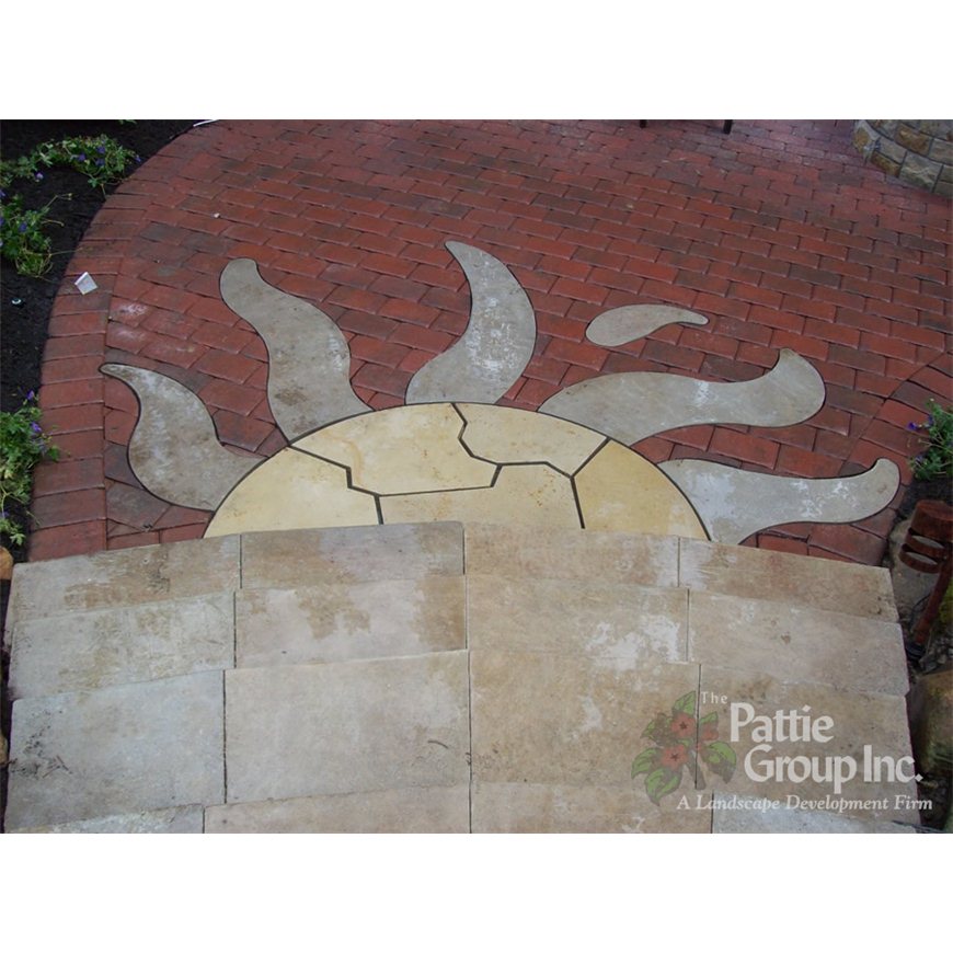 Handscape with Design of the Sun