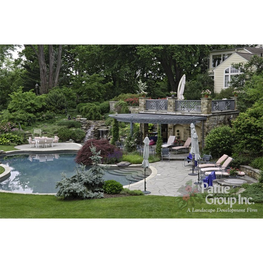 Outdoor Pool with Pergola