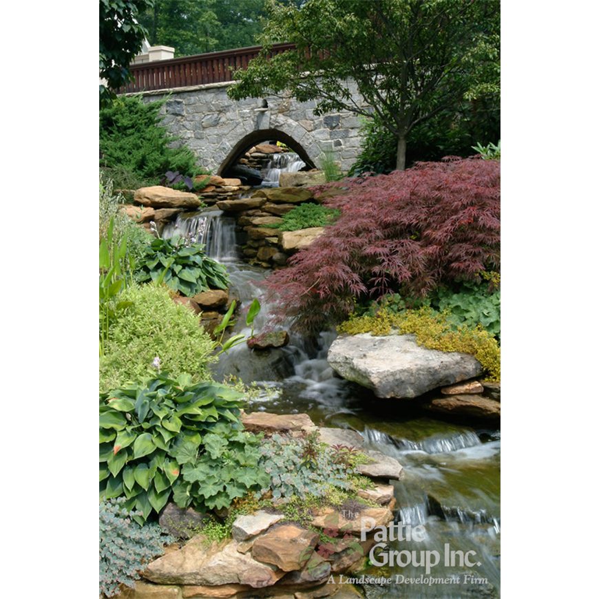 Landscape Design with Stream