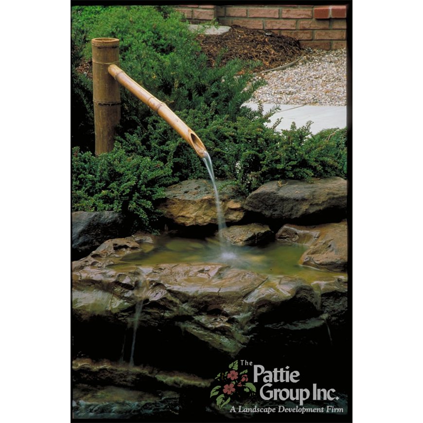 Pond with Bamboo Water Spring