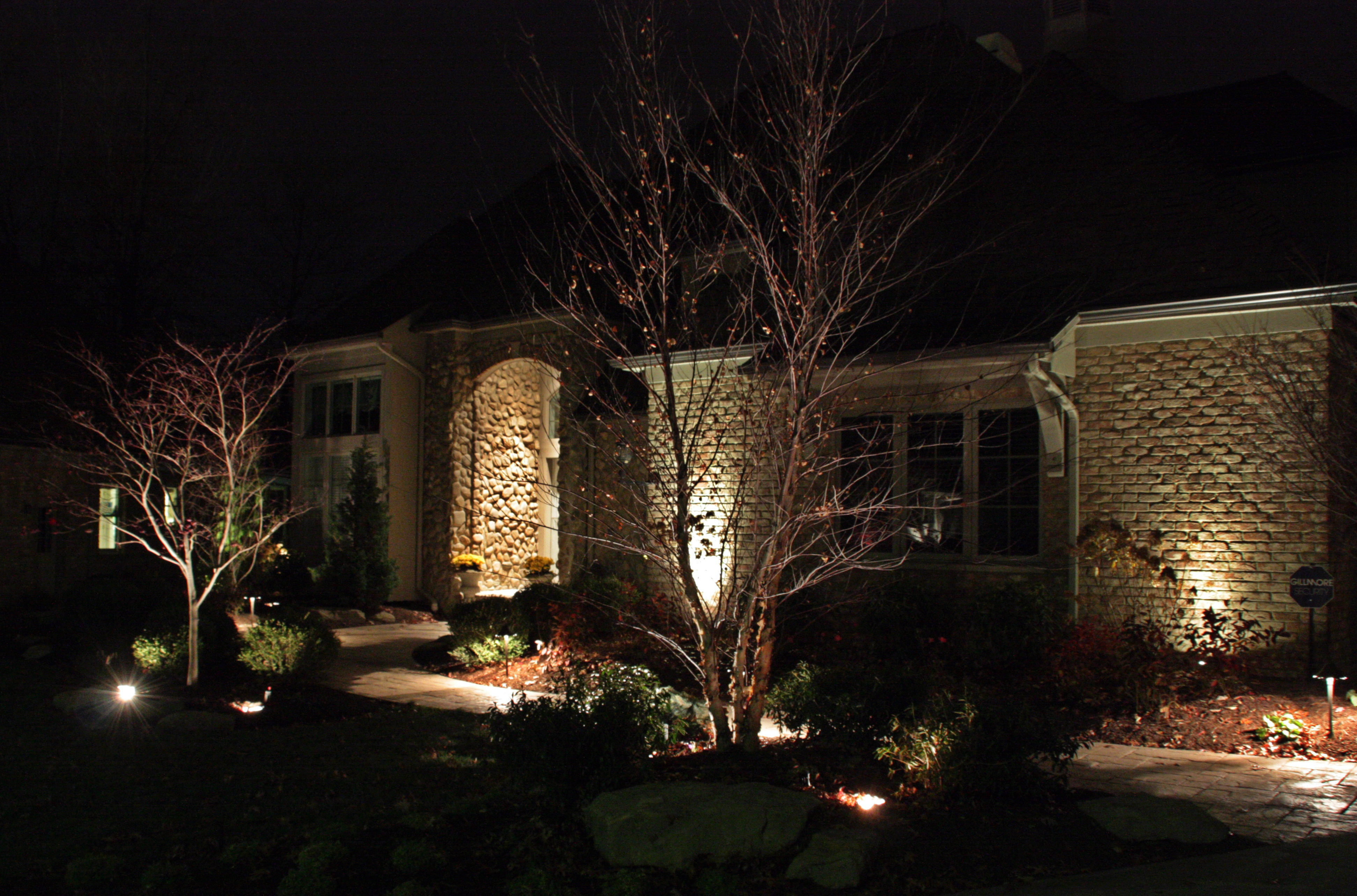 Exterior lighting example
