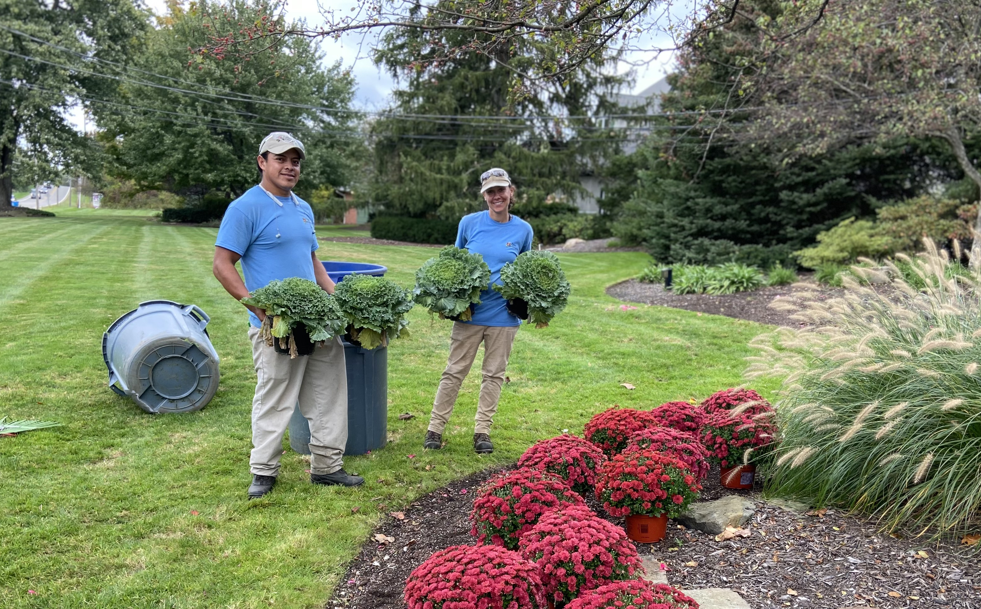 Photo of the landscape management team