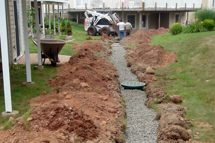 Example of drainage